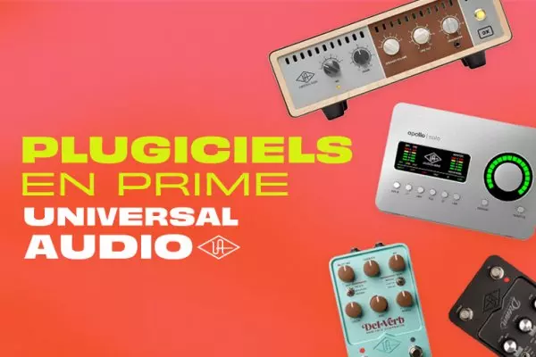 Plugiciels Universal Audio offerts en prime